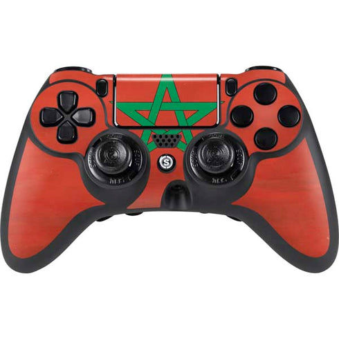 Morocco Flag Distressed PS4/PC SCUF Impact Controller Skin